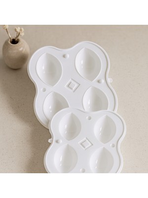 Ozkr Store Plastik 4'lü Içli Köfte Kalıbı