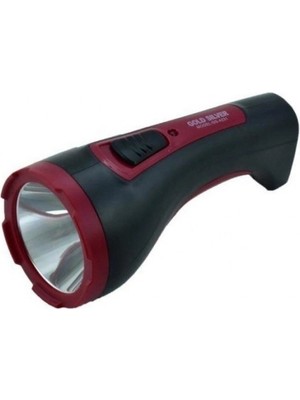 Ozkr Store Gold Silver GS-4231 3 Watt Şarjlı El Feneri