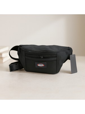 KSB Store Bel Çantası 3 Fermuarlı 1 Fileli 10 x 11.5 x 25 cm