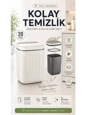 BYZM Sensörlü Çöp Kovası