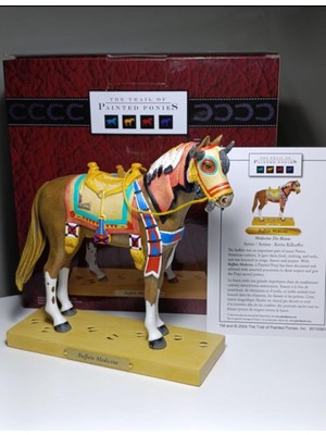 Enesco Trail Of Painted Ponies "buffalo Medicine"