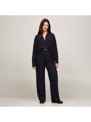 Tommy Hilfiger Kadın Lacivert Pantolon
