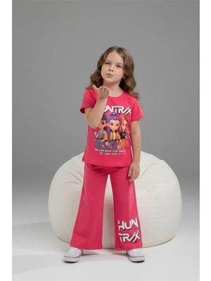 Lillypicca Kız Çocuk Baskılı Bol Paça Takım - 6567