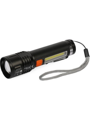 Hace Bazaar Baretta Br-85 XHP50 LED 5 Fonksiyonlu Şarjlı El Feneri