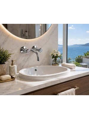 ACAR SU ARMATÜRLERİ Lıfe Sabit Lavabo Bataryası (Abdest)Acar 05.04.800