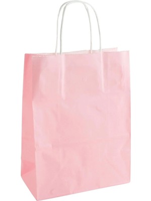 sbodurhome 8*18*24 cm Büküm Saplı Kağıt Poşet 1 Adet
