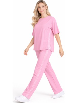 Motiv Paraşüt Şeritli Oversize T-Shirt /pantolon Eşofman Takımı