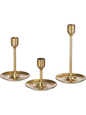Fulltalıg Pirinç Rengi Şamdan - 00608970 | Ikea