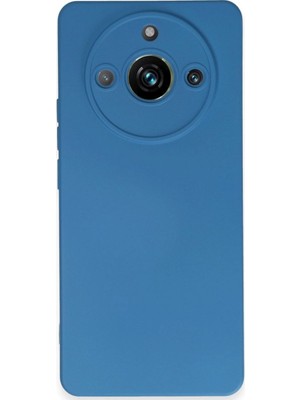 Royaleks Realme 11 Pro Kılıf Nano Içi Kadife Silikon - Mavi