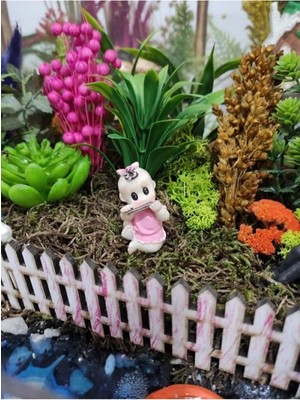 Himi Teraryum Objeleri Kız Bebek Dekoratif Biblo ve Diorama Objesi