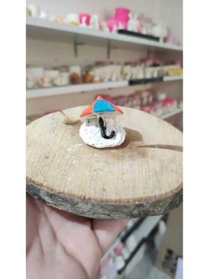 Himi Teraryum Objeleri Şemsiye 2 Adet Dekoratif Biblo ve Diorama Objesi