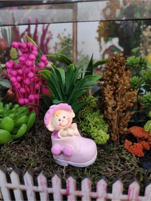 Himi Teraryum Objeleri Kız Bebek Dekoratif Biblo ve Diorama Objesi