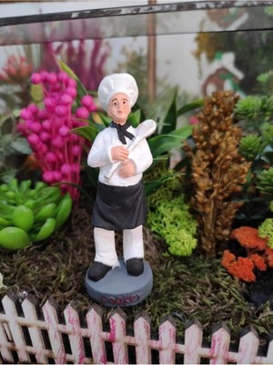 Himi Teraryum Objeleri Aşçı Dekoratif Biblo ve Diorama Objesi