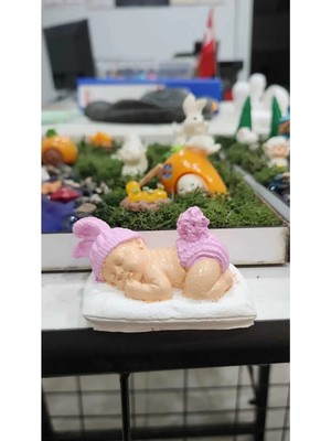 Himi Teraryum Objeleri Kız Bebek 1 Adet Dekoratif Biblo ve Diorama Objesi