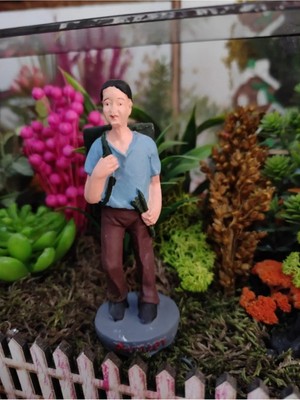 Himi Teraryum Objeleri Izci Kamp Dekoratif Biblo ve Diorama Objesi