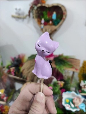 Himi Teraryum Objeleri Kedi Dekoratif Biblo ve Diorama Objesi