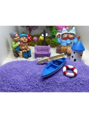 Himi Teraryum Objeleri Gemi Set Dekoratif Biblo ve Diorama Objesi