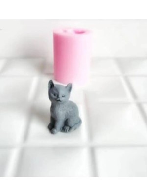 Himi Teraryum Objeleri 2 Adet Kedi Dekoratif Biblo ve Diorama Objesi