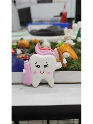 Himi Teraryum Objeleri Diş Buğdayı 1 Adet Kız Bebek Dekoratif Biblo ve Diorama Objesi