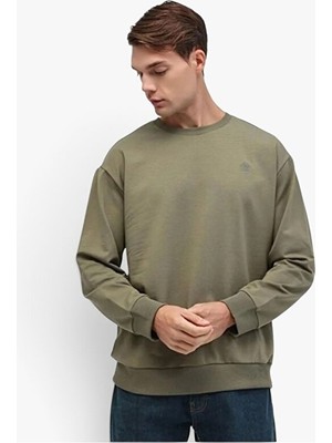 MB SN75 C Neck Sw 6pr Lumberjack Erkek Sweat A102696690 Haki