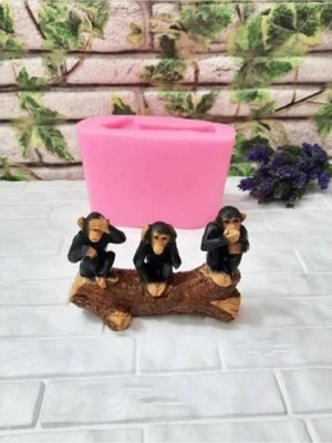 Himi Teraryum Objeleri Maymun Dekoratif Biblo ve Diorama Objesi