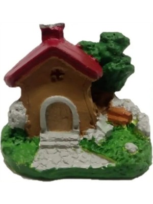 Himi Teraryum Objeleri Ağaç Ev Dekoratif Biblo ve Diorama Objesi