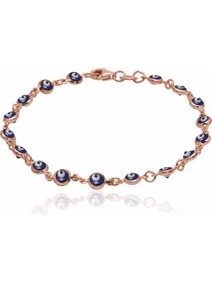 Emiliano Jewellery Emılıano Jewellery Silver 925 Ayar Gümüş Göz Boncuk Bileklik