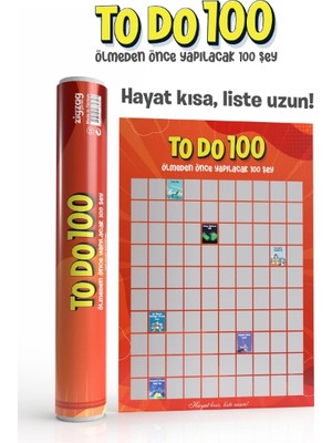 Egecen Ölmeden Önce Yapılacak 100 Şey - Kazı Kazan Posteri