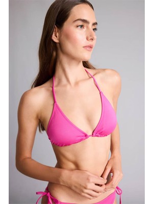 Defacto Üçgen Fuşya Kadın Bikini Üstü T3666AZ/PN48