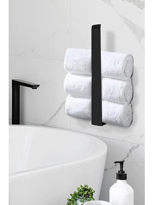 Egecen Metal Mat Siyah Havluluk
