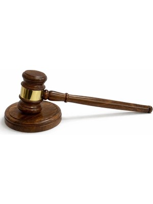 Elitse Ahşap Pirinç Işlemeli Hakim Tokmağı 9070