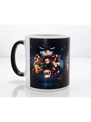 Elitse Porselen Renk Değiştiren Demon Slayer Kupa Bardak AALK383