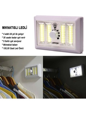 Elitse Dimmerli Işık Seviyesi Ayarlanabilir Ledli Lamba  WT-383