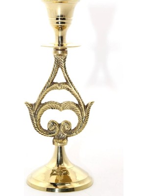 Elitse Tekli Pirinç Şamdan 27768