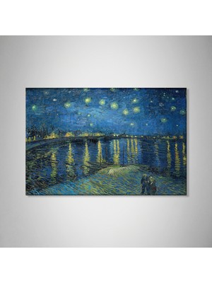 Ahsenico Rhone Üzerinde Yıldızlı Gece (1888) – Vincent Van Gogh