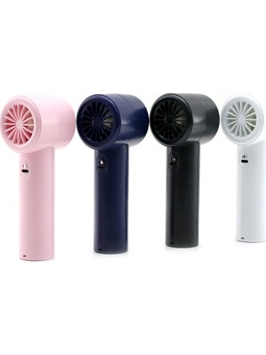 Ttt Mini El Fanı - Ayarlanabilir Hız - Dijital Gösterge - 5W - Karışık Renk