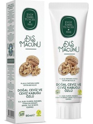Ozkr Store Doğal Diş Macunu 90 gr Ceviz & Ceviz Kabuğu Özlü