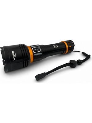 Uravas Store Wison WS-6565 25WATT 2300 Lümen USB Type-C Şarjlı El Feneri