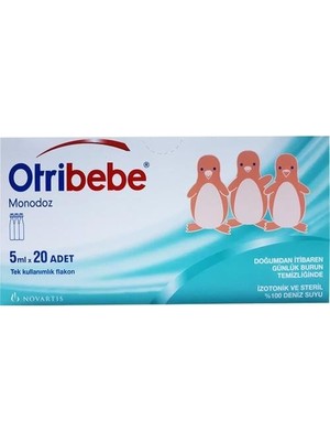 Ozkr Store Otribebe Monodoz  %100 Doğal Deniz Suyu 5 ml x 20 Flakon