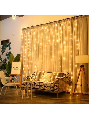 Ozkr Store 2x2 Metre 320 LED 8 Fonskiyonlu Dekoratif LED Günışığı Perde