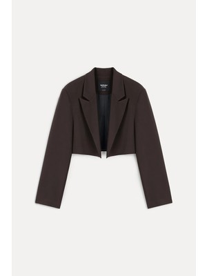 Vatkalı Crop blazer ceket