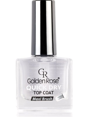 Golden Rose Quick Dry Top Coat - 60 Saniyede Hızlı Kurutucu ve Parlatıcı Oje Cilası