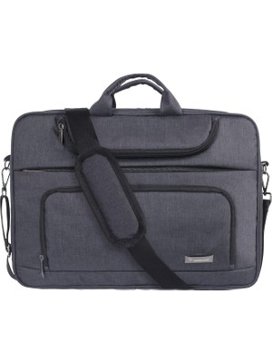 Vegmann Norma Dizüstü Bilgisayar Uyumlu Evrak ve Laptop Çantası (Antrasit, 17.3 Inch)