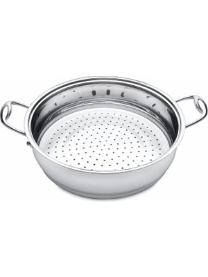 Berghoff Zeno 18/10 Paslanmaz Çelik Buharda Pişirici Süzgeç 28 cm