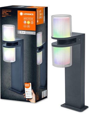 Ledvance + Wı-Fı Updown Flare 50 cm - Kısılabilir LED Ayaklı Lamba, Koyu Gri, Dış Mekan Için,