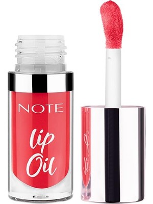 Note Cosmetics Oil 40 Sugar Red Nemlendirici ve Parlatıcı Dudak Bakım Yağı, Kırmızı