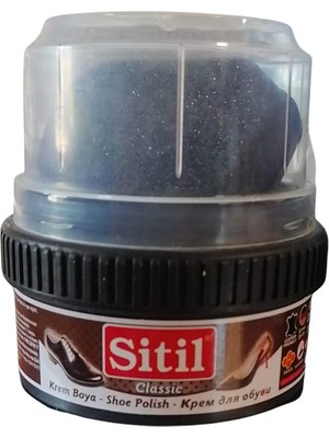 Sitil Koyu Kahverengi Süngerli Ayakkabı Boyası 100 ml