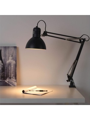 Ikea 1 Tertial Çalışma Masası Lambası Koyu Gri, Standart