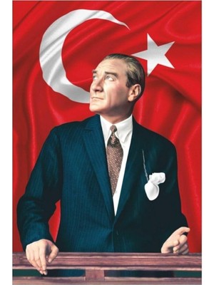 Hero Atatürk Resmi Raşel Kumaş 200X300CM.