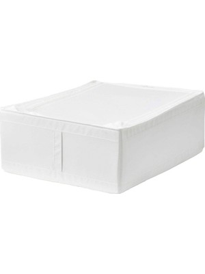 Ikea Saklama Çantası Skubb Yatak Altı Komodini, Dolap Çantası 43 x 53 x 19 cm Fermuarlı - Beyaz